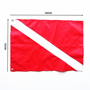 50*62cm seguridad subacuática buceo lanza <span class=keywords><strong>pesca</strong></span> buzo abajo Kayak barco señal buceo bandera - Product Image 2