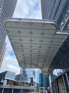 Minimalist Aluminum Alloy <b>Curtain</b> Wall <b>Panel</b> Powder Coated Waterproof Building Exterior Cladding - Product Image 3
