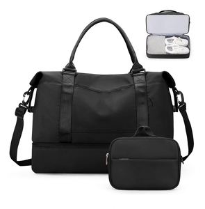 Bolsa de Viaje Multifuncional Resistente con Gran Capacidad, Bolsa de Aseo con Compartimentos Organizados, Ideal como Equipaje de Mano para Mujeres - Product Image 1