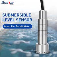 Capteur de niveau d'eau usée en acier inoxydable 316L 0,5%FS 200M Capteur de mesure de niveau d'eau usée 0-10V 4-20mA RS485