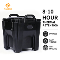 30L Gewerblicher Speisenwärmer Isolierter Lebensmittelbehälter mit Edelstahl-Innenfutter Rotationsgeformte Thermobox für Catering