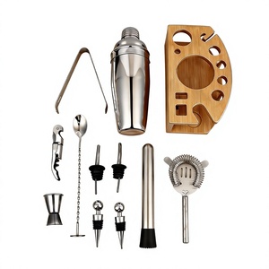Juego de Bar 2026 en Oferta, Set de Barman de Acero Inoxidable para Cócteles con Elegante Soporte Giratorio de Metal y Jigger, Set de Herramientas de Bar - Product Image 6