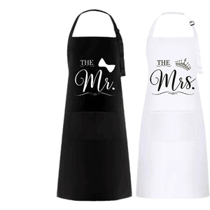 Juego de Delantales de Cocina para Él y Ella, con Guantes Resistentes al Calor, Regalo de Aniversario de Bodas para Parejas - Product Image 1