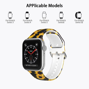 <span class=keywords><strong>Bracelet</strong></span> imprimé 44mm 40mm 41mm 45mm 38mm 42mm <span class=keywords><strong>Bracelet</strong></span> en silicone pour <span class=keywords><strong>Apple</strong></span> <span class=keywords><strong>Watch</strong></span> IWatch Series 11 10 9 8 - Product Image 6