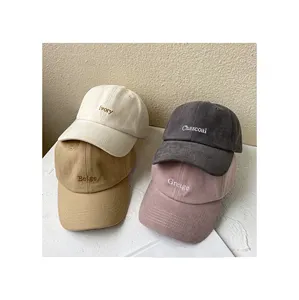 Wholesale 100% Cotton Female Summer Big Head Thin Soft Top Wide Sweat With Visor Face Duckling Tongue Baseball Cap