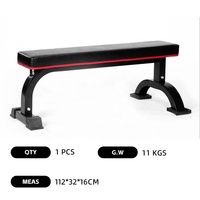 Banc de musculation réglable de haute qualité avec cadre en acier pour haltères plats, idéal pour les salles de sport à domicile et les centres de fitness commerciaux