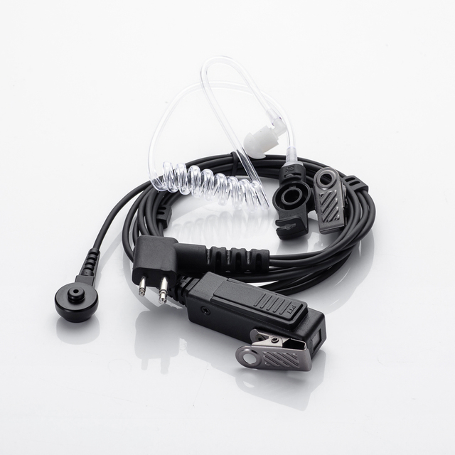 Air Acoustic Tube Headset Earpiece Walkie Talkie Microphones Two Way Radios Professional Surveillance Referee Earphones for