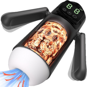 Rechargeable 7 Frequency Perfect <strong>Masturbation</strong> Cup Suppliers <strong>2026</strong> Lcd Auto Intelligent Aircraft Cup 4 in 1 Sex Toy for Men Male - Product Image 4