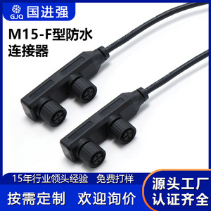 M15F Type Modular <b>Socket</b> 2 Pin Aviation Plug Waterproof Connector Female For Street <b>Light</b> - Product Image 4
