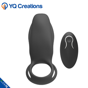 Mainan Seks Dewasa Silikon Lembut dengan Kontrol Remote yang Dapat Disesuaikan, Cincin Penis Bergetar Kuat untuk Pembesaran Penis Pria - Product Image 2