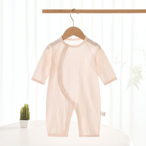 Pelele de Verano para Bebé, Fino, de Algodón Puro, Ropa para Recién Nacido, Pijama para Aire Acondicionado, Mono para Bebé Niña, Traje para Gatear - Product Image 4