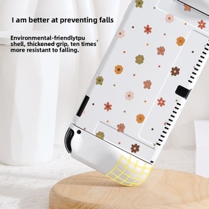Jemdo <span class=keywords><strong>Zelda</strong></span> Kingdom <span class=keywords><strong>Tears</strong></span> Étui de protection souple en TPU + PC givré avec base enfichable pour YJ-0033 NS OLED - Product Image 2