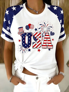 Camiseta con Diseño Gratuito para el Día de la Independencia de Estados Unidos, 250.° Aniversario, Artículos Promocionales para Campañas Electorales y Eventos del 4 de Julio - Product Image 2