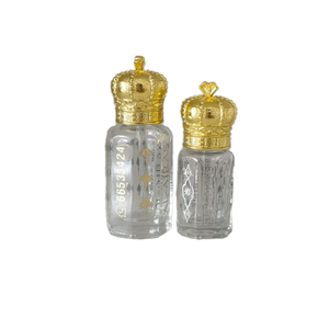 Logo personnalisé Bouteilles en verre de style Dubaï 3ml 6ml 12ml Bouteille vide de <span class=keywords><strong>parfum</strong></span> d'huile essentielle avec bâton en verre et bouchon en métal - Product Image 5