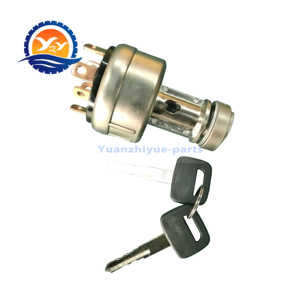 Saklar pengapian PC200-7 kualitas tinggi dengan kunci untuk Komatsu Excavator PC200 PC200-7 saklar Starter dengan kunci - Product Image 3