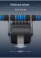 Gym à domicile Fitness Abs équipement d'entraînement Abdominal Core Musculation Exercice AB Wheel Roller