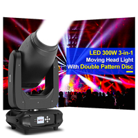 SHTX Professionelles 300W LED BSW Moving Head Light DMX für Kirche, Event, Club, Show, Bühne – 10R 3-in-1 Beam, Wash, Spot, Sharpy, Gobo Licht