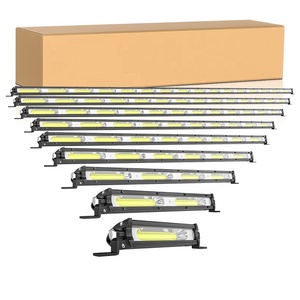 Độ sáng cao siêu mỏng COB đơn hàng dẫn dải dài ánh sáng 18W 10-30V 7-inch Spotlight làm việc lái xe thanh ánh sáng - Product Image 2