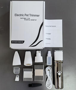 4 in 1 Professional Dog Groom ing Clippers Kit mit LCD-Display <span class=keywords><strong>Pet</strong></span> Trimmer mit Paw Trimmer Cordless <span class=keywords><strong>Pet</strong></span> Hair Remover - Product Image 5