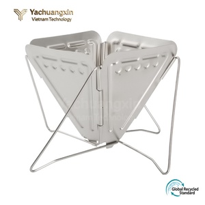 <b>Coffee</b> drip rack, outdoor camping hand wash stand, stainless steel folding funnel <b>filter</b> cup, <b>coffee</b> camping <b>coffee</b> rack - Product Image 2