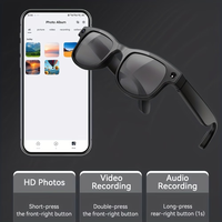 Lunettes de soleil intelligentes AI AIMB-G2 avec caméra 8 mégapixels, 6 lentilles interchangeables, anti-lumière bleue, 290 mAh, Wi-Fi, anti-tremblement, lunettes intelligentes ChatGPT