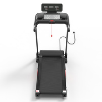 Caminadora Plegable de 2.0HP con 3 Niveles de Inclinación Manual, Monitor de Pulso, 12 Programas Preestablecidos, Máx. 100KG, Máquina de Fitness para Correr