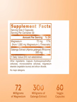 Capsules de L-thréonate de magnésium naturel OEM, haute absorption, améliore l'immunité, suppléments cérébraux pour adultes, 60 unités