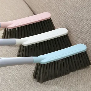 Brosse de nettoyage de lit en silicone écologique pour la maison, avec long manche, pour dépoussiérer canapé et tapis, à poils doux, balai de lit mignon - Product Image 3