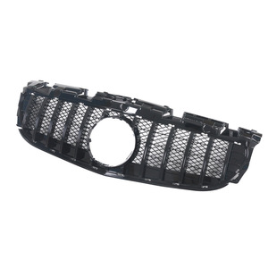 Rejilla de malla para Mercedes-Benz Clase SLC R172 GT, embellecedor negro plateado de plástico ABS para parachoques - Product Image 2