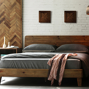 Woden King Queen <span class=keywords><strong>letto</strong></span> matrimoniale in legno per <span class=keywords><strong>testiera</strong></span> per camera d'albergo e casa - Product Image 5