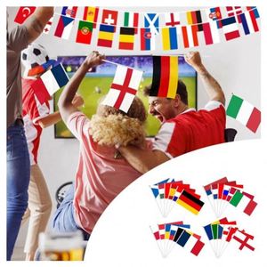 Banderas de Mano Personalizadas con Logotipo de Empresa, Diseño Deportivo de Fútbol Mundial 2026, Bajo MOQ, Publicidad de Todos los Países, Banderas para Agitar con la Mano - Product Image 2