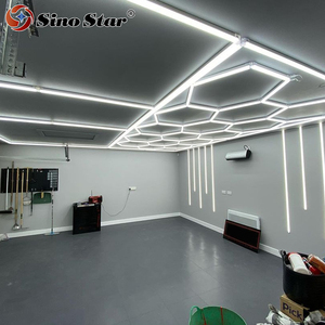 Luminaire suspendu LED hexagonal haute performance pour le detailing automobile, <span class=keywords><strong>centre</strong></span> de remise en forme, pour l'exportation vers la Fédération de Russie, modèle ST1028, alimentation CA - Product Image 5