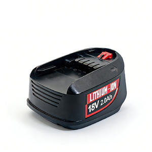 Paquete de Baterías de Iones de Litio de 18 V y 2.0 Ah/3.0 Ah, Repuesto para Herramientas Eléctricas Inalámbricas <span class=keywords><strong>Bosch</strong></span> de 18 V Antiguas de Tipo Media Luna BAT609 BAT610 - Product Image 1