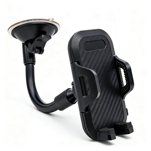 Soporte Universal para Teléfono con Ventosa para Coche, Soporte Flexible para Parabrisas con Cuello de Cisne, Soporte Manos Libres para Teléfono Celular - Product Image 1