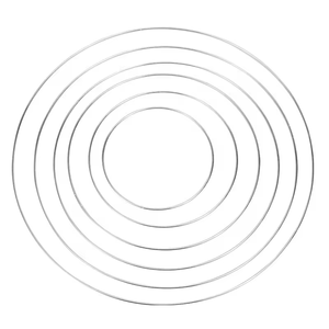 Realizzare ghirlande floreali per matrimonio appese alla parete macramè progetti decorazioni natalizie fai da te cerchi artigianali in metallo anelli a cerchio - Product Image 1