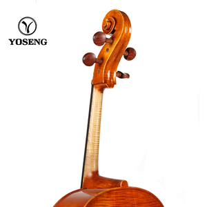 Nouveau <span class=keywords><strong>violoncelle</strong></span> artisanal de qualité OEM, avec table en épicéa et écorce en érable flammé, finition vernie au shellac - Product Image 6