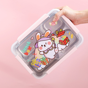 <span class=keywords><strong>2025</strong></span> Sản Phẩm Mới 2 Comparmtent 700Ml Kid Của Hộp Ăn Trưa Thép Không Gỉ Cách Điện Trường Đồ Ăn Hộp Ăn Trưa - Product Image 1