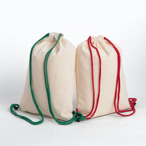 Custom Logo Size <b>Canvas</b> <b>Drawstring</b> Backpacks Promotional Gift Cotton Linen <b>Drawstring</b> Dust <b>Bag</b> for Sports - Product Image 2