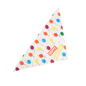 Pañuelo Personalizado con Logotipo para Perros, Bandana de Cumpleaños para Perros, Baberos de Poliéster Sublimados, Pañuelo Triangular, Disfraz para Mascotas para Fiestas - Product Image 3