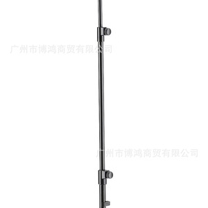 Soporte de micrófono K&M 25200-300-55, soporte de suelo negro para transmisión en vivo y captación de sonido - Product Image 2