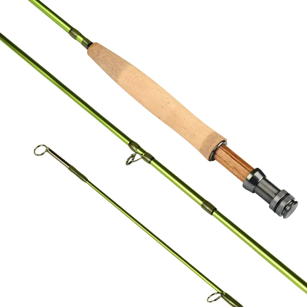 5ft 7ft 8ft 9ft 10ft 11ft fibra de carbono fly pesca varas OEM fábrica atacado super leve fly rods