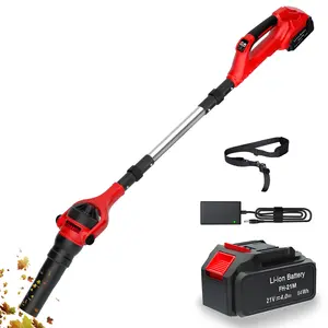 Electric Leaf Blower Brushless Light Weight 21V Blower with Powerful 385CFM Air Volume Cordless Blowing Tools