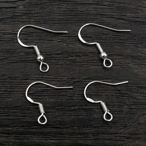 50 Pezzi 2 Stili Ganci per Orecchini in Argento Sterling 925 Placcato Oro e Rodio, Componenti per la Creazione di Gioielli e Orecchini Fai da Te - Product Image 5