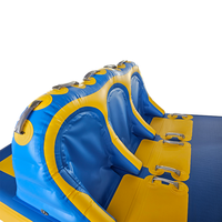 Bateau gonflable de parc aquatique remorquable pour Band Wagon River, durable, léger, usage commercial