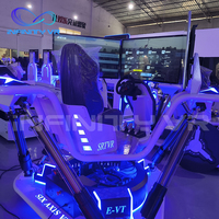 Simulateur de course de voiture du parc à thème 9D Vr d'InfinityVR