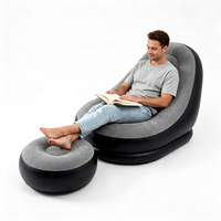 Canapé gonflable, chaise longue gonflable portable, canapé gonflable pliable, canapé-lit pour le camping en plein air, pour la maison, les voyages, la plage