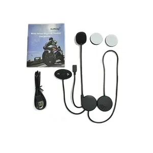 Motorcycle Helmet Wireless Bluetooth Intercom Headset/Headphone With Phone Call+GPS Navigation