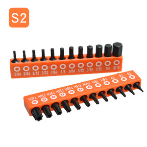 S2 Alloy Steel Screwdriver Bits Set 25mm Torx Phillips <b>Square</b> Hex Precision Interchangeable Bit For Diy Repair - Product Image 2