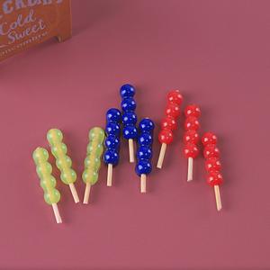 Mini simulazione roccia zucchero spiedini di zucca <span class=keywords><strong>in</strong></span> resina Cabochon finto Mini cibo fai da te Scrapbooking artigianale <span class=keywords><strong>in</strong></span> miniatura accessori per la casa delle bambole - Product Image 2