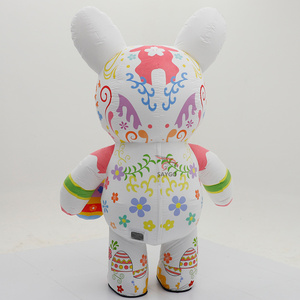Disfraz de Mascota de Conejo de Pascua Personalizado y Colorido para Fiestas, Eventos, <span class=keywords><strong>Alquiler</strong></span> y Venta, <span class=keywords><strong>Traje</strong></span> Inflable de Conejo de 2.2m - Product Image 3